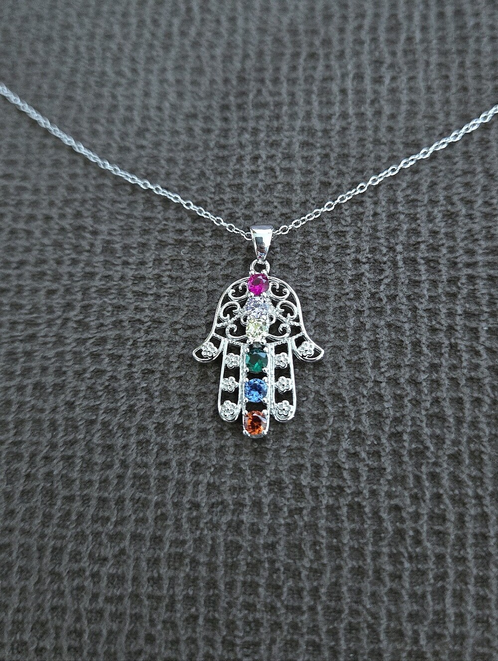 Cote d'Argent Silver🤍 Hamsa🤚 Pendant Necklace - NWT